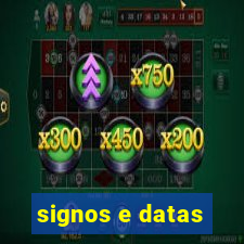 signos e datas